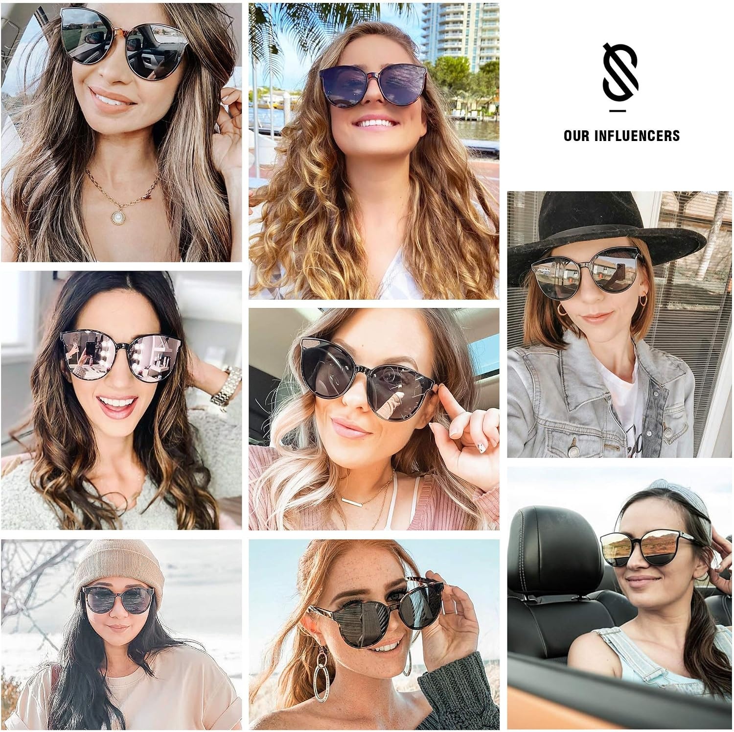 image:imageSOJOS Fashion Round Sunglasses for Women Men Oversized Vintage Shades SJ2057ClearPink