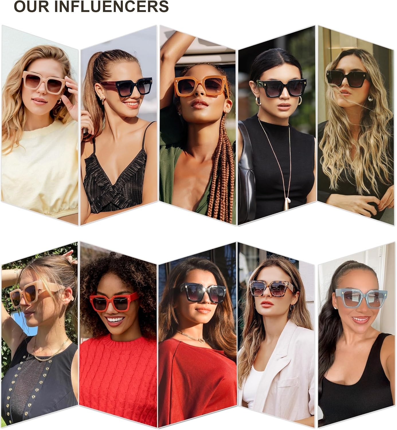 image:imageSOJOS Vintage Oversized Square Sunglasses for WomenRetro Womens Luxury Big Large Sun Glasses UV400 SJ2194TortoiseBrown