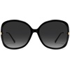 image:imageSOJOS 2026 Oversized Butterfly Sunglasses for Women with Gold ArmsBeach Sun UV Protection ShadesBlackGrey