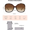 image:imageSOJOS 2026 Oversized Butterfly Sunglasses for Women with Gold ArmsBeach Sun UV Protection ShadesOrange TortoiseBrown