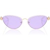 image:imageSOJOS Acetate Cat Eye LimitedEdition Sunglasses Women Rhinestones amp Pearls Vintage Designer Sun Glasses DarlingGoldPurple