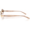 image:imageSOJOS Acetate Oval LimitedEdition Sunglasses Women Vintage Seashell amp Diamond Accents Elegant Sun Glasses LovelaceGoldLight Brown