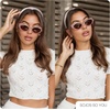 image:imageSOJOS Acetate Polarized Cat Eye Sunglasses for Women Lightweight Retro Vintage Sun Glasses UV400 Protection Chic EnchantedPinkBrown