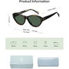image:imageSOJOS Acetate Polarized Cateye Oval Sunglasses for Women Retro Trendy Sun Glasses KimberlyTortoiseGreen