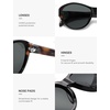 image:imageSOJOS Acetate Polarized Cateye Oval Sunglasses for Women Retro Trendy Sun Glasses KimberlyTortoiseGrey