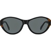 image:imageSOJOS Acetate Polarized Cateye Oval Sunglasses for Women Retro Trendy Sun Glasses KimberlyTortoiseGrey