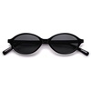image:imageSOJOS Acetate Polarized Oval Sunglasses Women Retro Handmade Narrow Y2K Lightweight Vintage 90s Designer Sun Glasses LonaBlackGrey