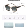 image:imageSOJOS Acetate Polarized Oversize Square Sunglasses for Women Trendy Sun Glasses AudreyTortoiseGrey