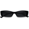 image:imageSOJOS Acetate Polarized Rectangle Sunglasses for Women Retro 90s Trendy Sun Glasses PiperBlackGrey