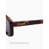 image:imageSOJOS Acetate Polarized Rectangle Sunglasses for Women Retro 90s Trendy Sun Glasses PiperBraunGrey