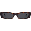 image:imageSOJOS Acetate Polarized Rectangle Sunglasses for Women Retro 90s Trendy Sun Glasses PiperBraunGrey