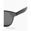 image:imageSOJOS Acetate Polarized Retro Round Sunglasses for Men Women Classic UV400 Protection Sun Glasses OasisBlackGrey