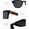 image:imageSOJOS Acetate Polarized Sunglasses for Women Classic Square Retro UV400 Sun GlassesBlueGrey