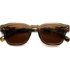 image:imageSOJOS Acetate Polarized Sunglasses for Women Classic Square Retro UV400 Sun GlassesBrownBrown