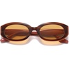 image:imageSOJOS Acetate Polarized Sunglasses for Women Oval CatEye Retro Vintage Sun Glasses SloaneBraunYellow