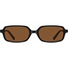 image:imageSOJOS Acetate Polarized Sunglasses for Women Retro 90s Small Trendy Sun Glasses LaneBlackBraun