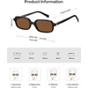 image:imageSOJOS Acetate Polarized Sunglasses for Women Retro 90s Small Trendy Sun Glasses LaneBlackBraun