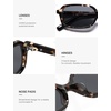 image:imageSOJOS Acetate Polarized Sunglasses for Women Retro 90s Small Trendy Sun Glasses LaneDarkbrownGrey