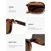 image:imageSOJOS Acetate Polarized Sunglasses for Women Retro 90s Small Trendy Sun Glasses LaneTortoiseBrown