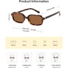 image:imageSOJOS Acetate Polarized Sunglasses for Women Retro 90s Small Trendy Sun Glasses LaneTortoiseBrown