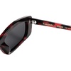 image:imageSOJOS Acetate Rectangle Polarized Sunglasses for Women Narrow Trendy 90s Retro Sunnies SunriseCherry Glaze Cherry TortoiseshellBlack