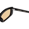 image:imageSOJOS Acetate Rectangle Polarized Sunglasses for Women Narrow Trendy 90s Retro Sunnies SunriseHoney Hour BlackYellow