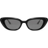 image:imageSOJOS Acetate Retro Cat Eye Sunglasses for Women Polarized Lenses Vintage Fashion Sun Glasses SJ3118BlackGrey