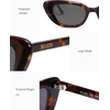 image:imageSOJOS Acetate Retro Cat Eye Sunglasses for Women Polarized Lenses Vintage Fashion Sun Glasses SJ3118TortosieGrey