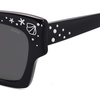 image:imageSOJOS Acetate Square Cat Eye LimitedEdition Sunglasses Women Polarized Sunglasses with Pearl Accents MELODYBlackGrey