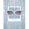 image:imageSOJOS Acetate Square Cat Eye LimitedEdition Sunglasses Women Polarized Sunglasses with Pearl Accents MELODYBluePurple