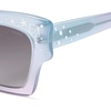 image:imageSOJOS Acetate Square Cat Eye LimitedEdition Sunglasses Women Polarized Sunglasses with Pearl Accents MELODYBluePurple