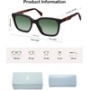 image:imageSOJOS Acetate Squared Polarized Sunglasses for Women Men with Rounded Edges Retro Unisex Classic Sun Glasses UV400 ProtectionBrownGarding Grey