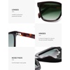 image:imageSOJOS Acetate Squared Polarized Sunglasses for Women Men with Rounded Edges Retro Unisex Classic Sun Glasses UV400 ProtectionBrownGarding Grey