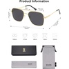 image:imageSOJOS Aviator Sunglasses for Men WomensTrendy Designer Shades SJ1232GoldGrey