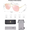 image:imageSOJOS Aviator Sunglasses for Men WomensTrendy Designer Shades SJ1232GoldPink