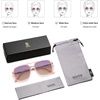 image:imageSOJOS Aviator Sunglasses for Women amp Men Square Designer Polarized Double Bridge Pilot90s Retro Shades SJ2229Pink FrameBlue Grey Grading Lens