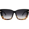 image:imageSOJOS Big Large Oversized Cat Eye Sunglasses for Women 70s Trendy Plus Size Designer Shades SJ2231Black  TortoiseGrey