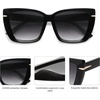 image:imageSOJOS Big Large Oversized Cat Eye Sunglasses for Women 70s Trendy Plus Size Designer Shades SJ2231BlackGrey