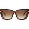 image:imageSOJOS Big Large Oversized Cat Eye Sunglasses for Women 70s Trendy Plus Size Designer Shades SJ2231Brown TortoiseBrown