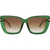image:imageSOJOS Big Large Oversized Cat Eye Sunglasses for Women 70s Trendy Plus Size Designer Shades SJ2231GreenBrown