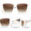 image:imageSOJOS Big Large Oversized Cat Eye Sunglasses for Women 70s Trendy Plus Size Designer Shades SJ2231WhiteBrown