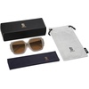 image:imageSOJOS Big Retro Square Polarized Sunglasses Womens Mens 70s 80s Vintage Oversized Sunnies SJ2359BrownLight Brown
