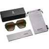 image:imageSOJOS Big Retro Square Polarized Sunglasses Womens Mens 70s 80s Vintage Oversized Sunnies SJ2359GreenGradient Brown