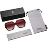 image:imageSOJOS Big Retro Square Polarized Sunglasses Womens Mens 70s 80s Vintage Oversized Sunnies SJ2359RedGradient Red