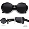 image:imageSOJOS Big Round Polarized Sunglasses Womens Mens Large Retro Vintage Trendy Shades SJ2362BlackGrey
