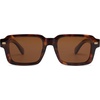 image:imageSOJOS Big Trendy Square Polarized Sunglasses Womens Mens Retro Large Chunky Oversized Rectangle Shades SJ2345Brown TortoiseBrown