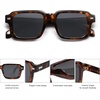 image:imageSOJOS Big Trendy Square Polarized Sunglasses Womens Mens Retro Large Chunky Oversized Rectangle Shades SJ2345Brown TortoiseGrey