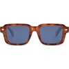 image:imageSOJOS Big Trendy Square Polarized Sunglasses Womens Mens Retro Large Chunky Oversized Rectangle Shades SJ2345Orange TortoiseDark Blue