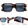 image:imageSOJOS Big Trendy Square Polarized Sunglasses Womens Mens Retro Large Chunky Oversized Rectangle Shades SJ2345TortoiseBlue
