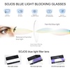 image:imageSOJOS Blue Light Blocking Glasses Retro Vintage Cateye Eyeglasses for Women Plastic Frame Party Glasses SJ5025CC2 Tortoise Frame